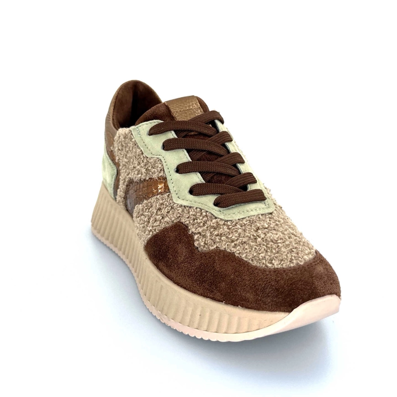 Softwaves 8.95.05/002 Daim Marron Vert 8.95.05 / 002 - MOUTON ARENA - V Automne Hiver 2024-2025