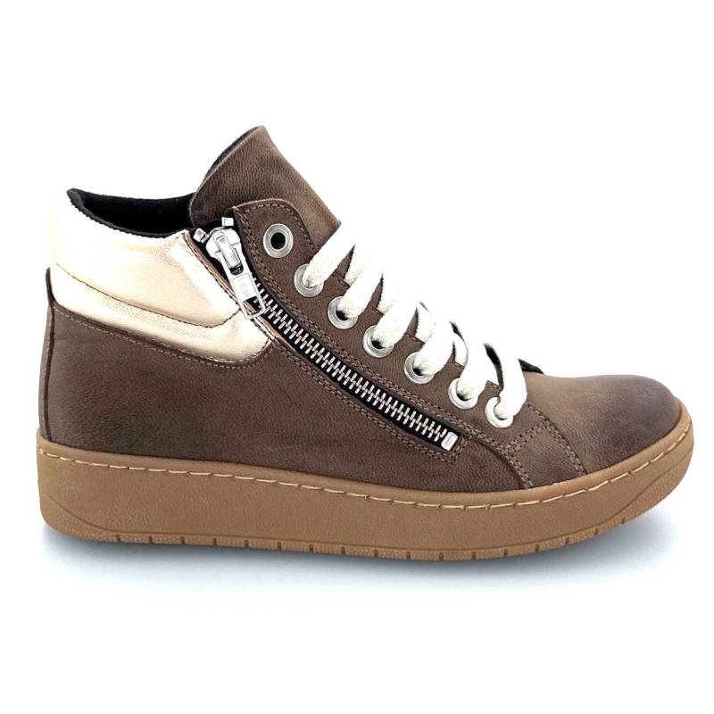 Chacal 6954 Cuir Taupe Doré 6954 - INCOBUCK TAUPE - METAL PL Automne Hiver 2024-2025