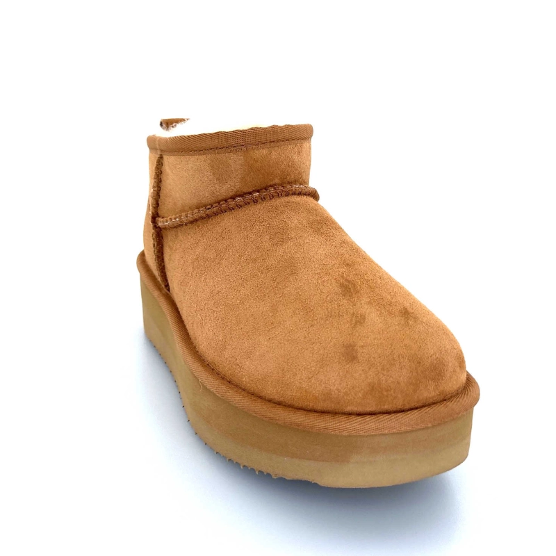 Sweet Heritage Patineuse Daim Camel PATINEUSE - CHESNUT Automne Hiver 2024-2025