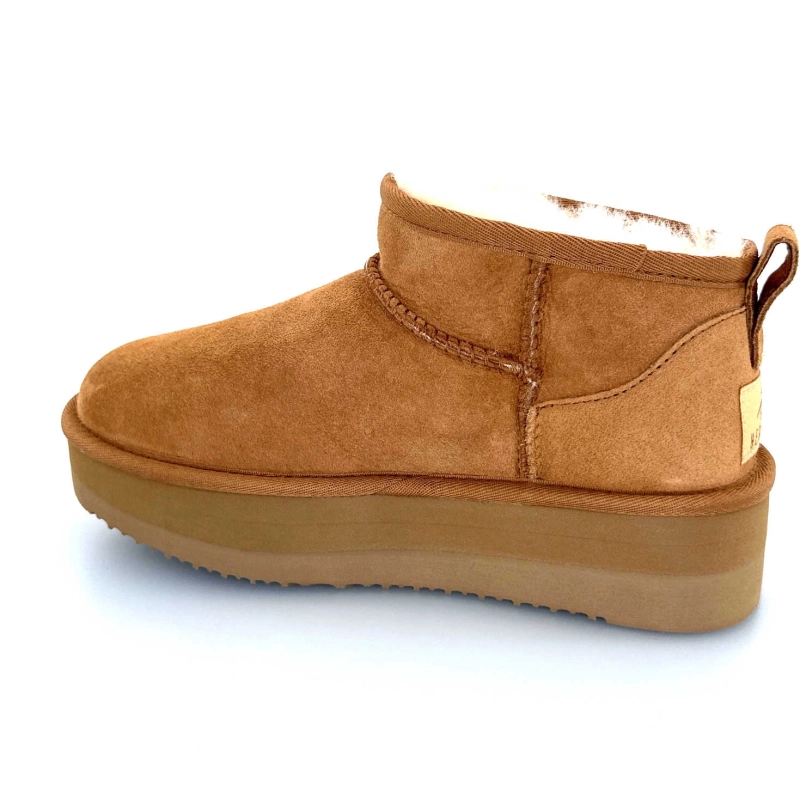 Sweet Heritage Patineuse Daim Camel PATINEUSE - CHESNUT Automne Hiver 2024-2025
