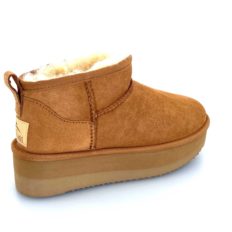 Sweet Heritage Patineuse Daim Camel PATINEUSE - CHESNUT Automne Hiver 2024-2025