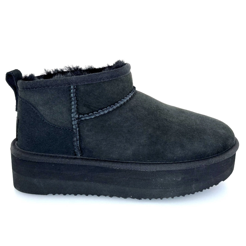 Sweet Heritage Patineuse Daim Noir PATINEUSE - NOIR Automne Hiver 2024-2025