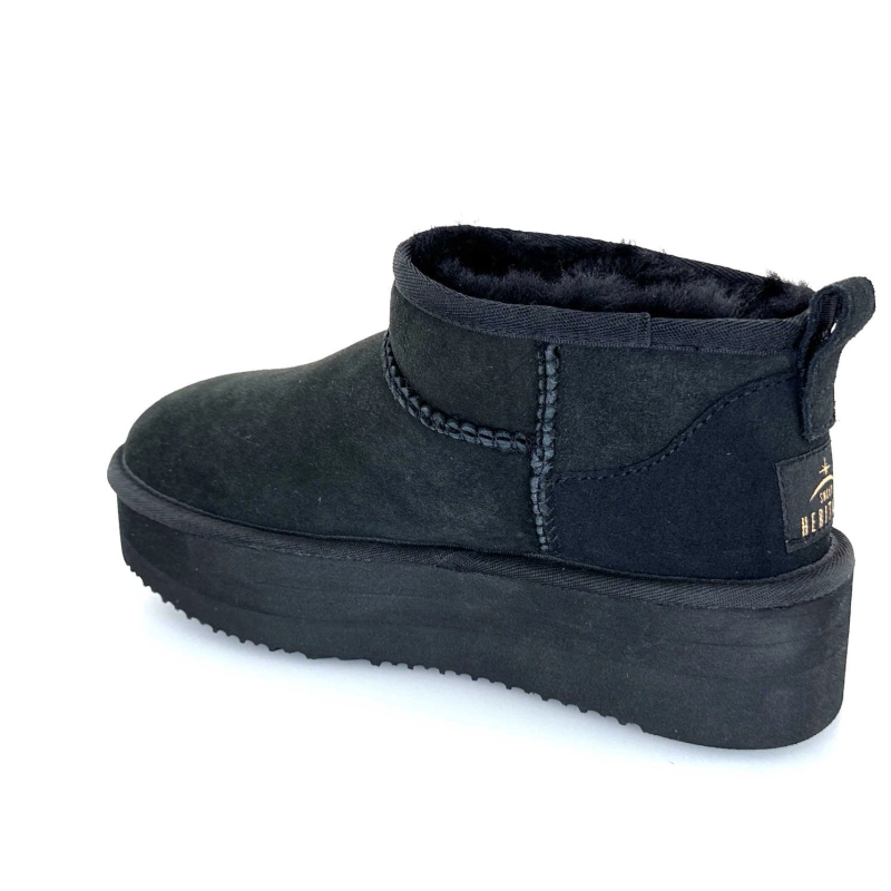 Sweet Heritage Patineuse Daim Noir PATINEUSE - NOIR Automne Hiver 2024-2025