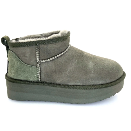 Sweet Heritage Patineuse Daim Vert PATINEUSE - CANTEEN Automne Hiver 2024-2025