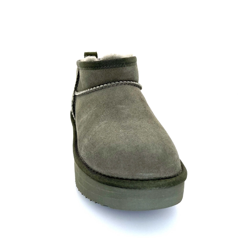 Sweet Heritage Patineuse Daim Vert PATINEUSE - CANTEEN Automne Hiver 2024-2025