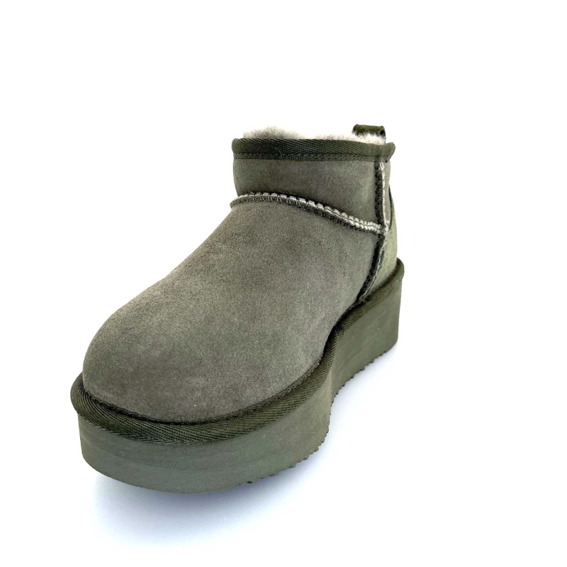 Sweet Heritage Patineuse Daim Vert PATINEUSE - CANTEEN Automne Hiver 2024-2025