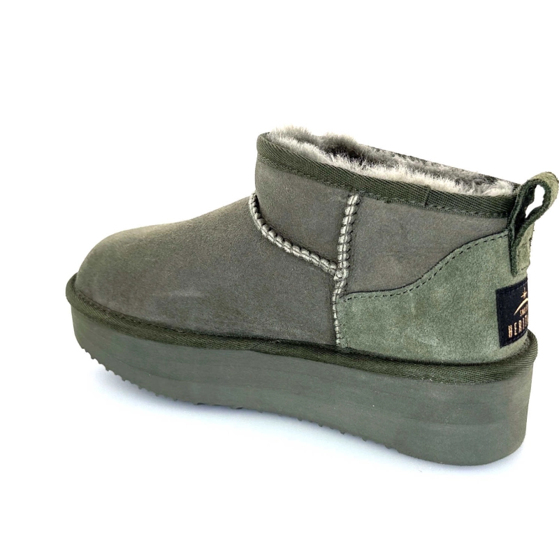 Sweet Heritage Patineuse Daim Vert PATINEUSE - CANTEEN Automne Hiver 2024-2025