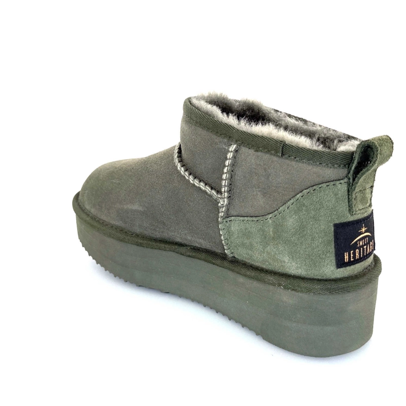 Sweet Heritage Patineuse Daim Vert PATINEUSE - CANTEEN Automne Hiver 2024-2025