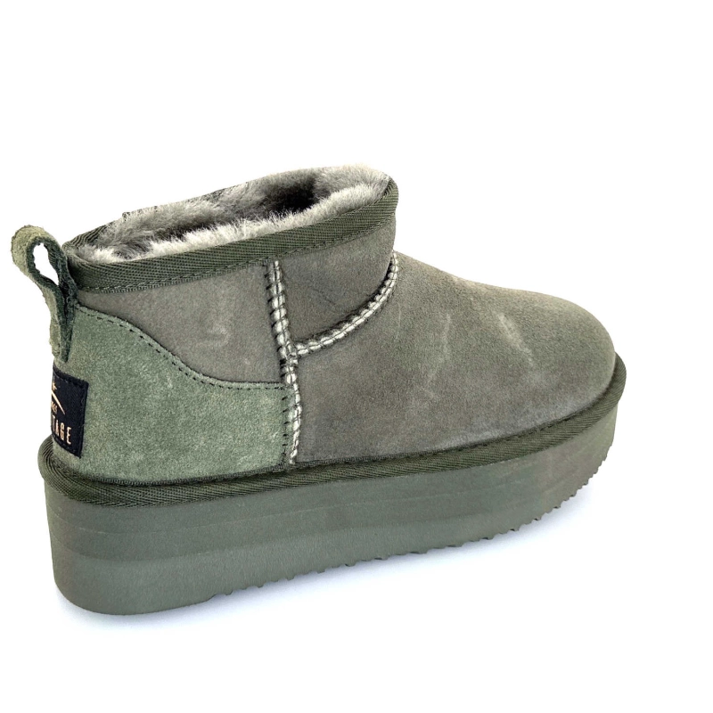 Sweet Heritage Patineuse Daim Vert PATINEUSE - CANTEEN Automne Hiver 2024-2025