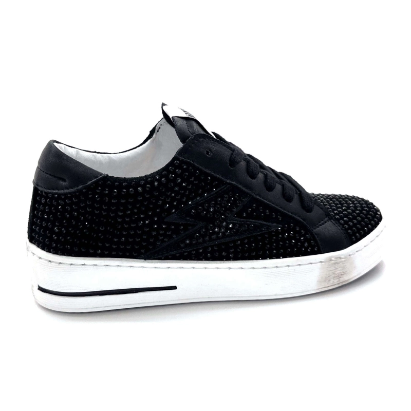 Semerdjian SMR23 Maya A412 Daim Noir & Strass MAYA A412 Printemps Eté 2025