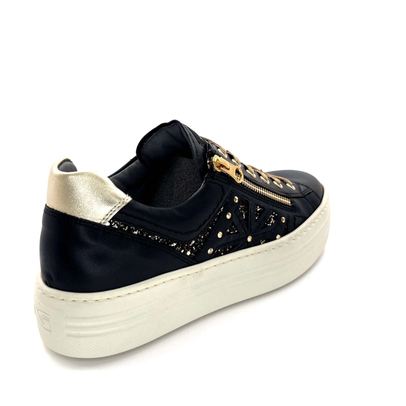 Nero Giardin 1411610 D100 Cuir Noir Ivoire Chaussures