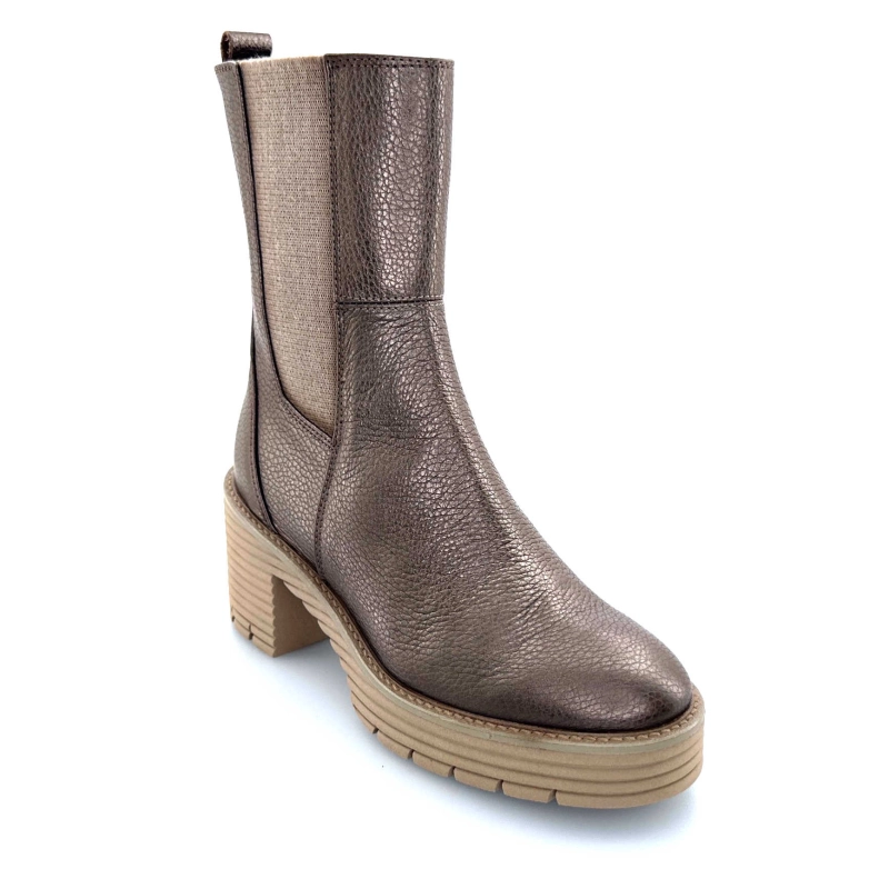 Softwaves 8.88.18 Cuir Métal Taupe 8.88.18/002 - FLOTY METAL - TAUP Automne Hiver 2024-2025