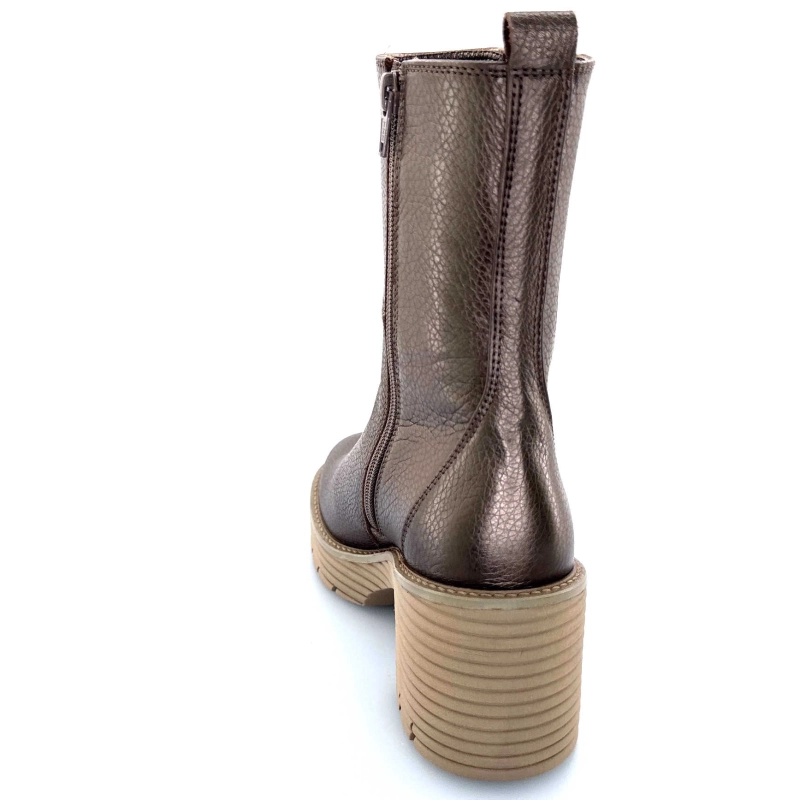 Softwaves 8.88.18 Cuir Métal Taupe 8.88.18/002 - FLOTY METAL - TAUP Automne Hiver 2024-2025