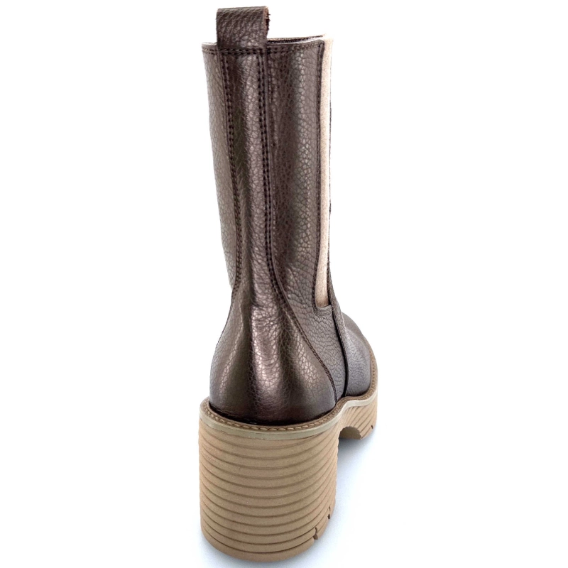 Softwaves 8.88.18 Cuir Métal Taupe 8.88.18/002 - FLOTY METAL - TAUP Automne Hiver 2024-2025