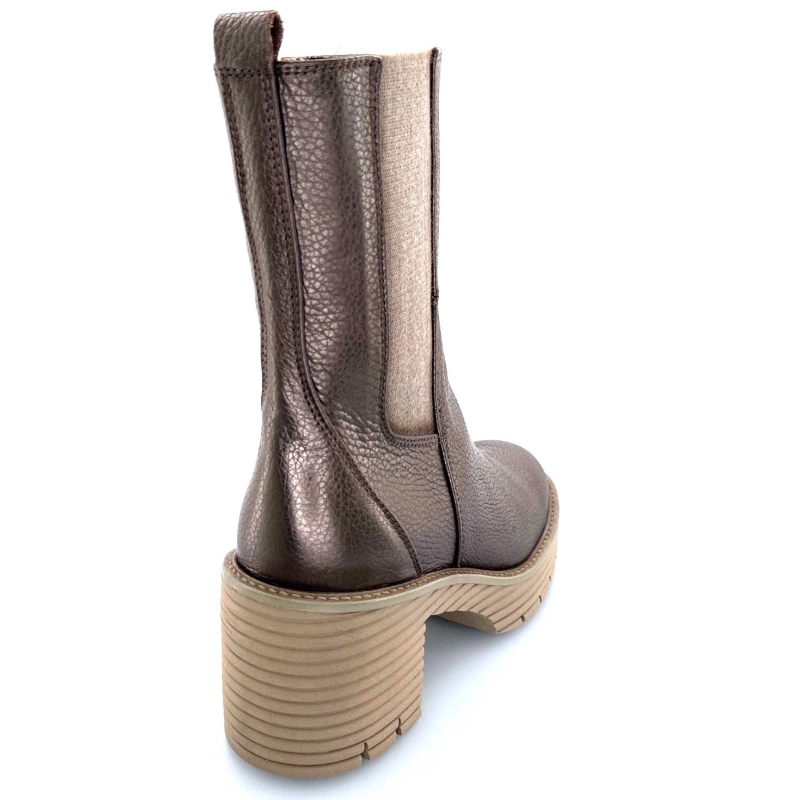 Softwaves 8.88.18 Cuir Métal Taupe 8.88.18/002 - FLOTY METAL - TAUP Automne Hiver 2024-2025