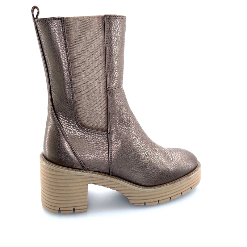 Softwaves 8.88.18 Cuir Métal Taupe 8.88.18/002 - FLOTY METAL - TAUP Automne Hiver 2024-2025