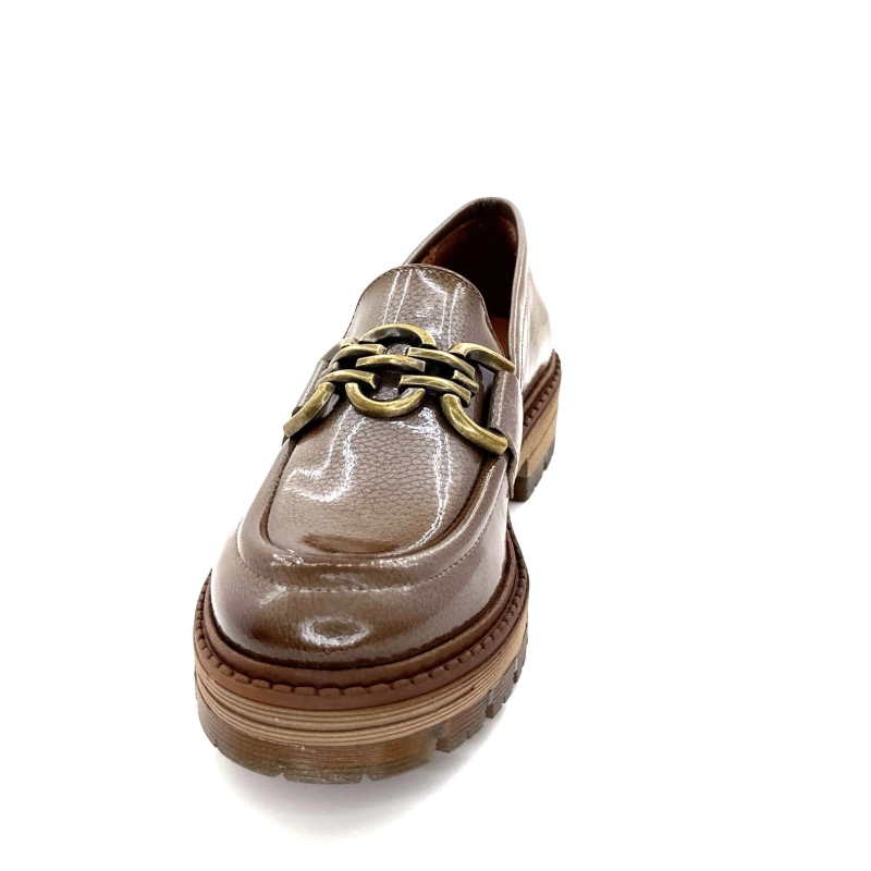 Ivoire Cv5055 Cuir Vernis Taupe CV 5055 - LACK - TAUPE Automne Hiver 2024-2025