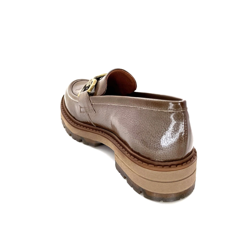 Ivoire Cv5055 Cuir Vernis Taupe CV 5055 - LACK - TAUPE Automne Hiver 2024-2025