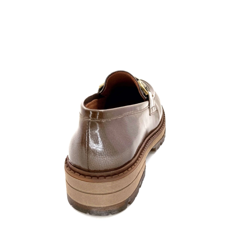 Ivoire Cv5055 Cuir Vernis Taupe CV 5055 - LACK - TAUPE Automne Hiver 2024-2025