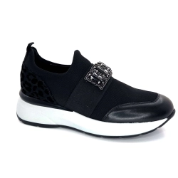 Ivoire Sneakers 5d5459 Black Textile