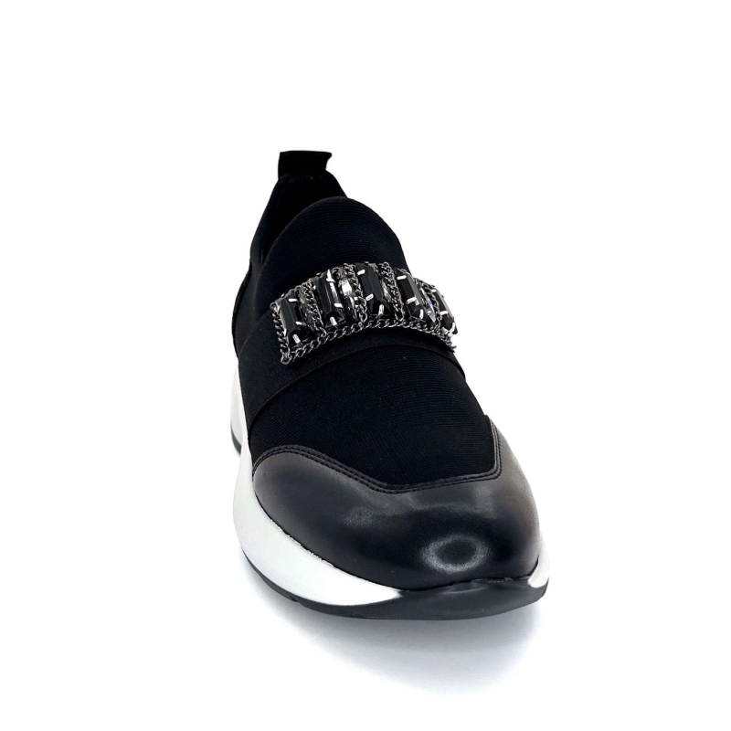 Ivoire 5d5459 Textile Noir 5D5459 - ASTURIE NEW - NERO Automne Hiver 2024-2025