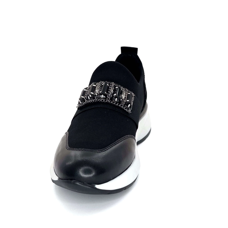 Ivoire 5d5459 Textile Noir 5D5459 - ASTURIE NEW - NERO Automne Hiver 2024-2025