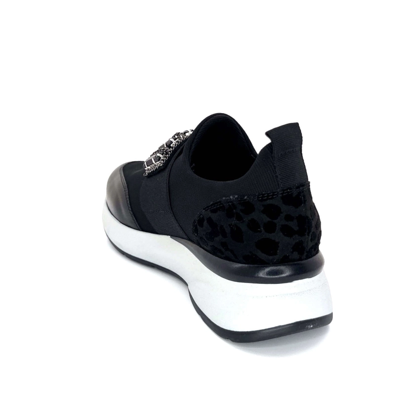 Ivoire 5d5459 Textile Noir 5D5459 - ASTURIE NEW - NERO Automne Hiver 2024-2025