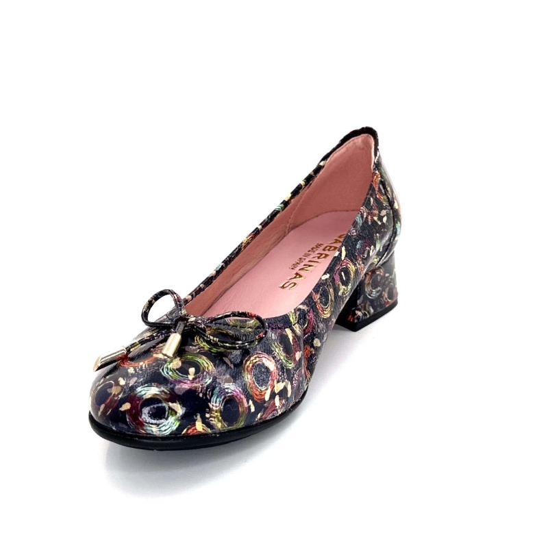 Sabrinas 93100 Madeira Cuir Vernis Marine Motifs MultiColor 93100 MADEIRA - SPIRAL - MARINO Automne Hiver 2024-2025