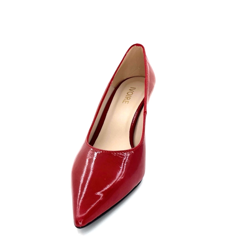 Ivoire 2100 Cuir Vernis Rouge 2100 - JULIET - BERRY Automne Hiver 2024-2025