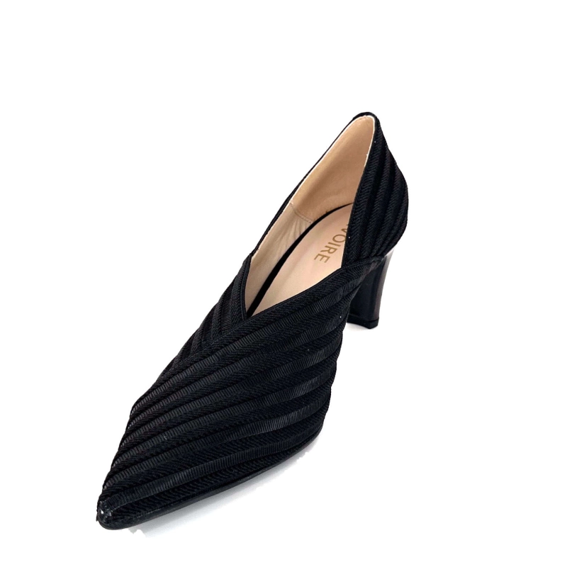 Ivoire 2111 Textile Noir 2111 - RAYAS NEGRO - TIBET NEGRO Automne Hiver 2024-2025