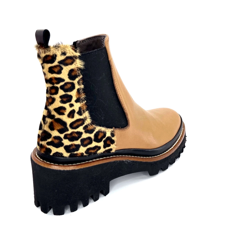 XSA 9829 Cuir Camel Léo 9829 - POSEIDON CAMEL - CAVALLIN Automne Hiver 2024-2025