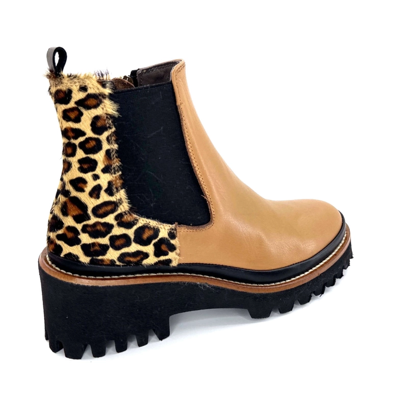 XSA 9829 Cuir Camel Léo 9829 - POSEIDON CAMEL - CAVALLIN Automne Hiver 2024-2025