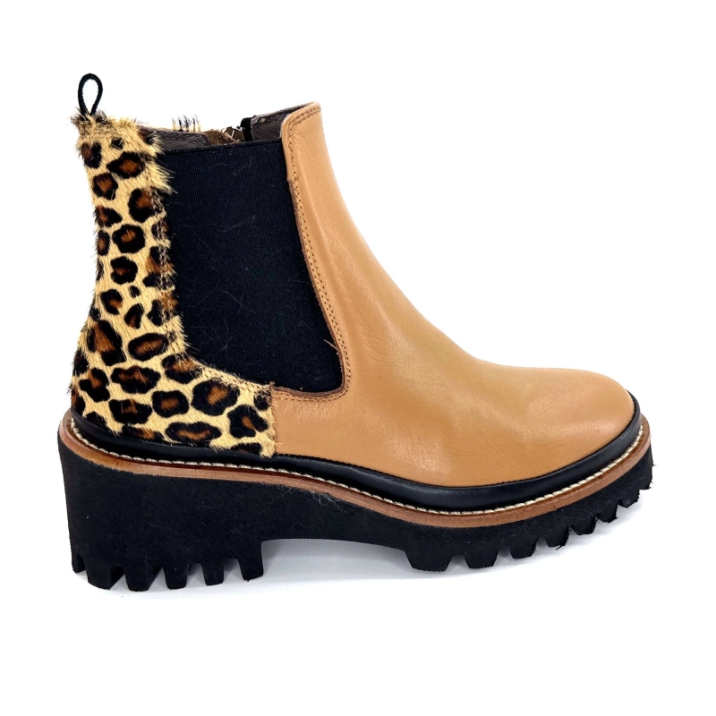 XSA 9829 Cuir Camel Léo 9829 - POSEIDON CAMEL - CAVALLIN Automne Hiver 2024-2025