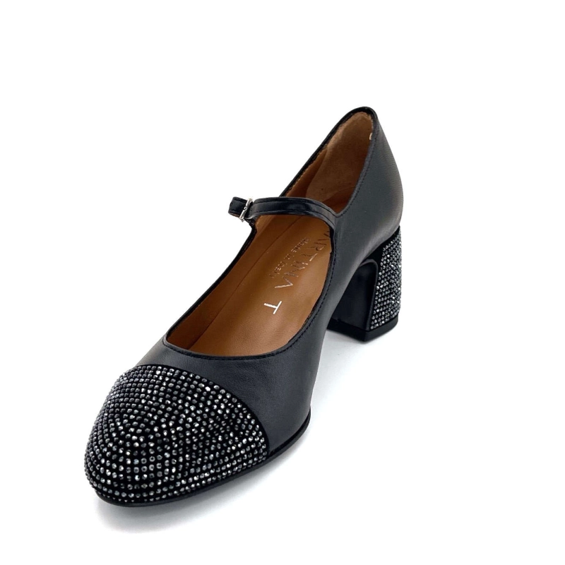 Ivoire 2204 Cuir Noir 2204 - VITELLO + CAM - NERO Automne Hiver 2024-2025