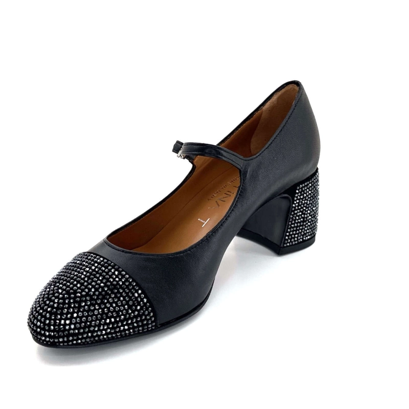 Ivoire 2204 Cuir Noir 2204 - VITELLO + CAM - NERO Automne Hiver 2024-2025