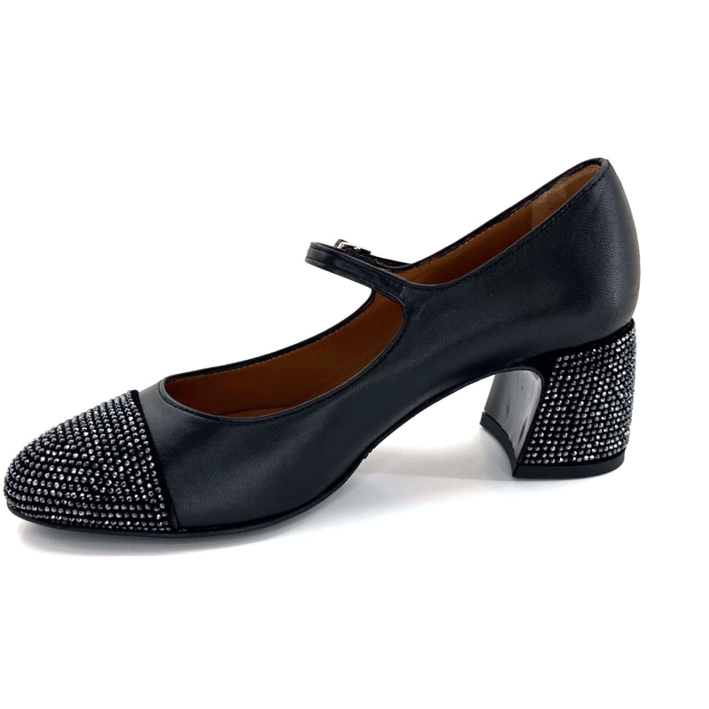 Ivoire 2204 Cuir Noir 2204 - VITELLO + CAM - NERO Automne Hiver 2024-2025