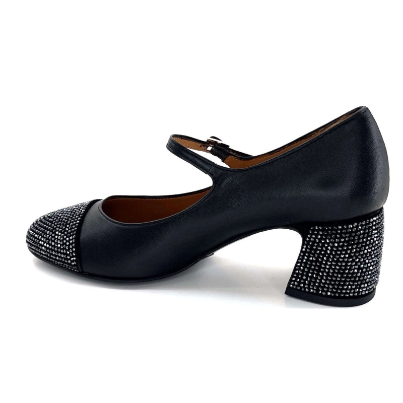 Ivoire 2204 Cuir Noir 2204 - VITELLO + CAM - NERO Automne Hiver 2024-2025