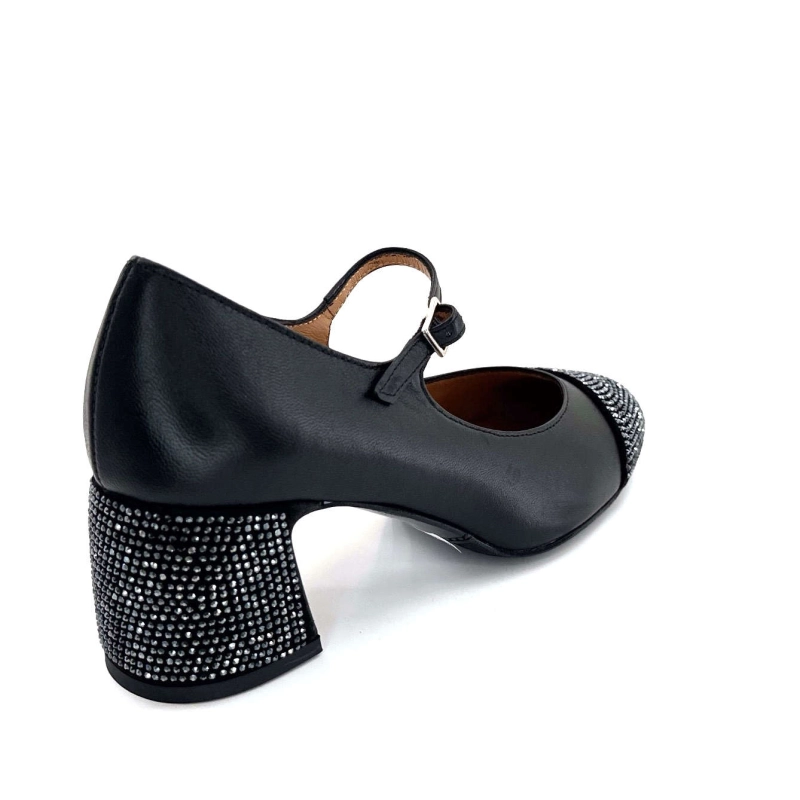 Ivoire 2204 Cuir Noir 2204 - VITELLO + CAM - NERO Automne Hiver 2024-2025