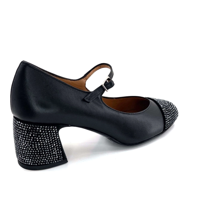 Ivoire 2204 Cuir Noir 2204 - VITELLO + CAM - NERO Automne Hiver 2024-2025