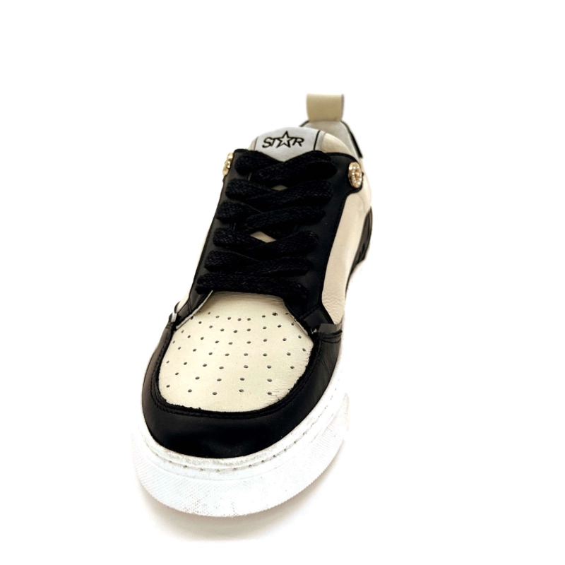 Myma 7921 Cuir Crème Noir 7921 - CUIR - NOIR + BEIGE Automne Hiver 2024-2025