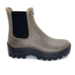 Toni Pons Galgary Grey Glitter Rain Boots