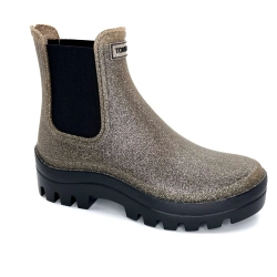Toni Pons Galgary Grey Glitter Rain Boots