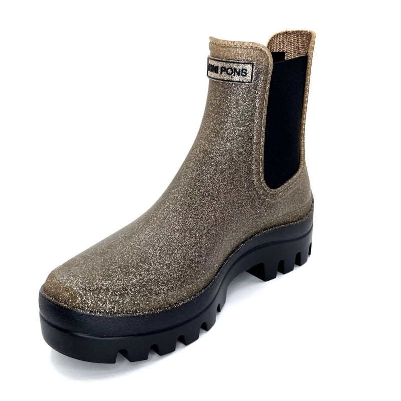 Toni Pons Galgary Gris Pailleté Ivoire Chaussures