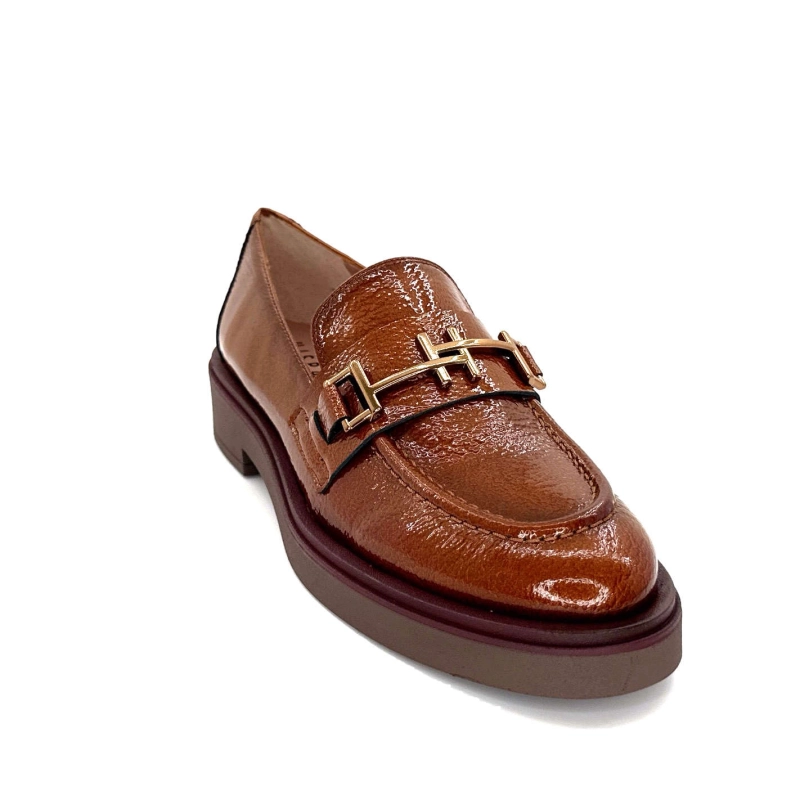 Hispanitas Hi 243632 Brookly Cuir Vernis Marron HI 243632 BROOKLY - RIO - 124 CU Automne Hiver 2024-2025
