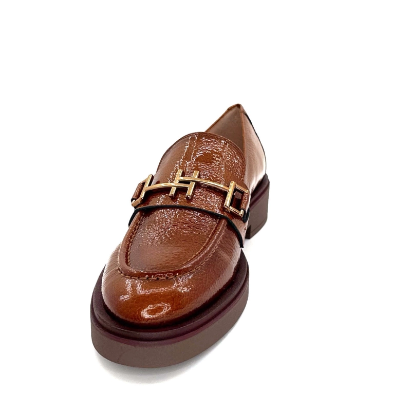 Hispanitas Hi 243632 Brookly Cuir Vernis Marron HI 243632 BROOKLY - RIO - 124 CU Automne Hiver 2024-2025