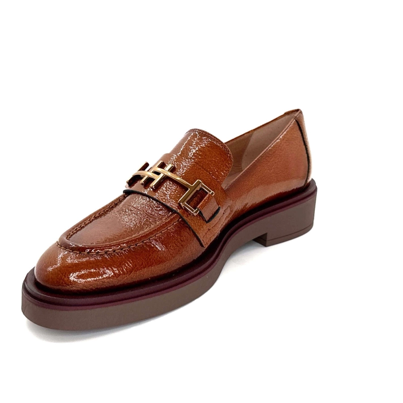 Hispanitas Hi 243632 Brookly Cuir Vernis Marron HI 243632 BROOKLY - RIO - 124 CU Automne Hiver 2024-2025