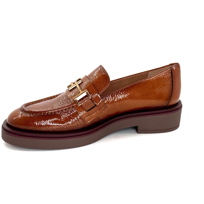 Hispanitas Hi 243632 Brookly Cuir Vernis Marron HI 243632 BROOKLY - RIO - 124 CU Automne Hiver 2024-2025