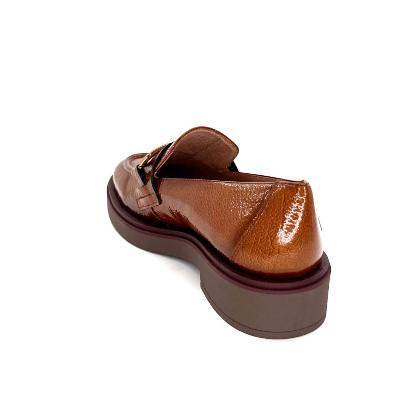 Hispanitas Hi 243632 Brookly Cuir Vernis Marron HI 243632 BROOKLY - RIO - 124 CU Automne Hiver 2024-2025