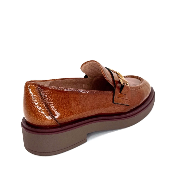 Hispanitas Hi 243632 Brookly Cuir Vernis Marron HI 243632 BROOKLY - RIO - 124 CU Automne Hiver 2024-2025