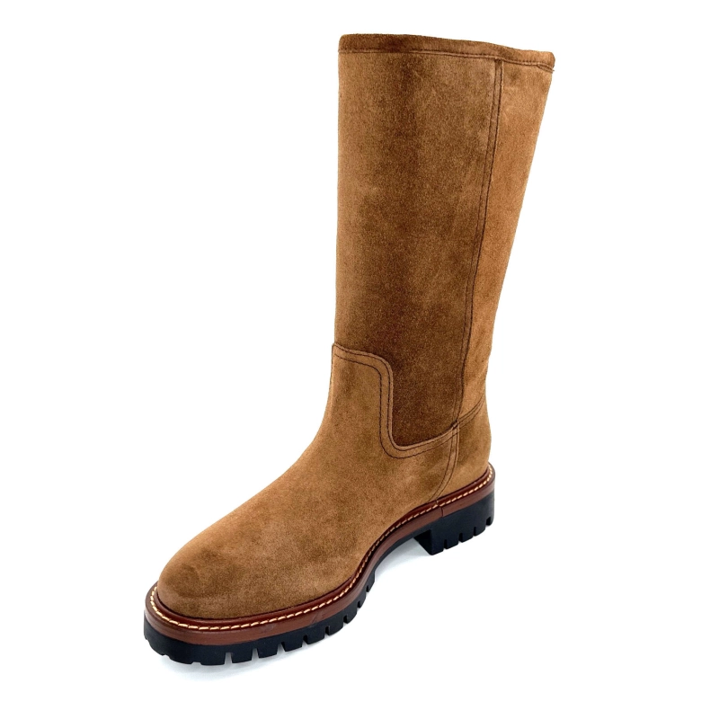 Alpe 5206 Daim Castagna Ivoire Chaussures